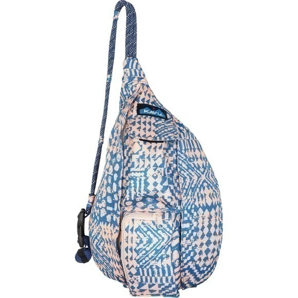 KAVU Mini Rope Bag Cotton Crossbody Sling Purse Backpack - Picture 1 of 10